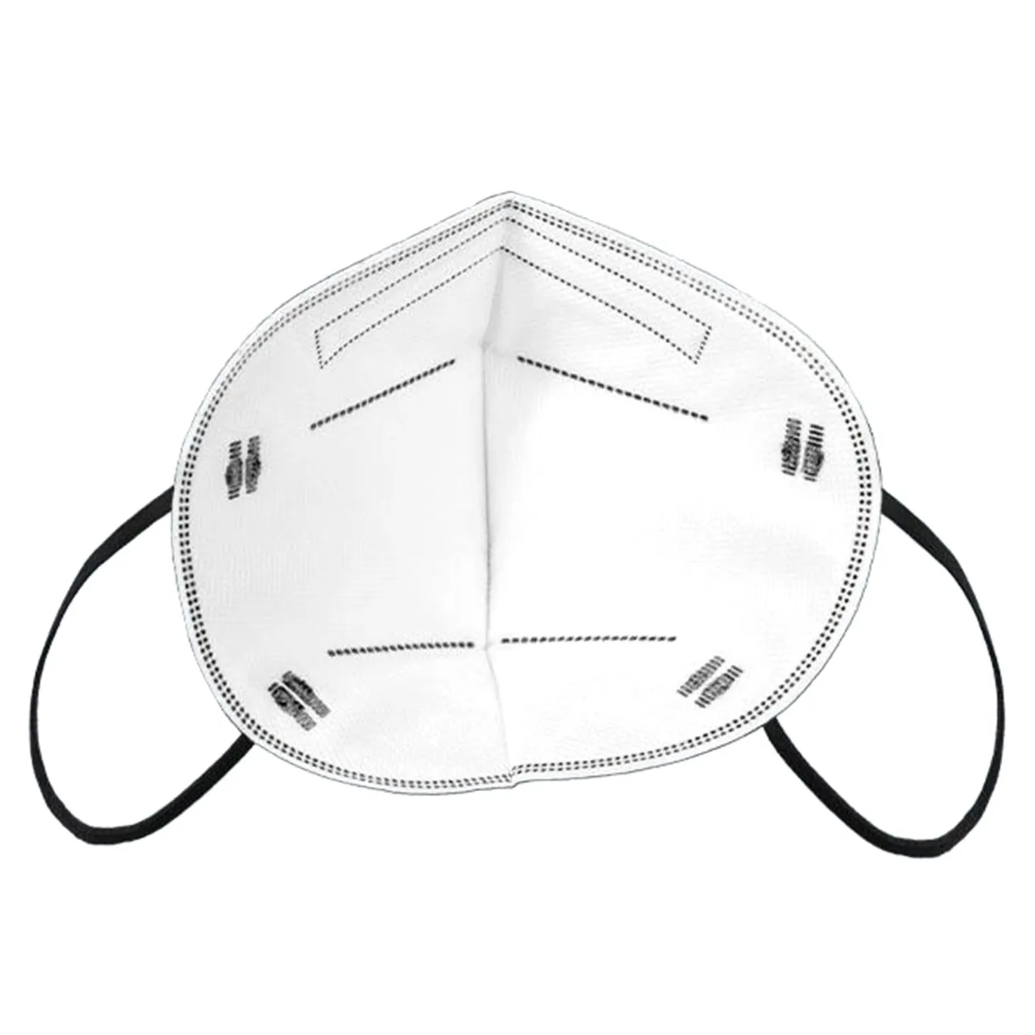 Kingfa FFP2 NR Atemschutzmasken, schwarz, CE-Nummer: 0598