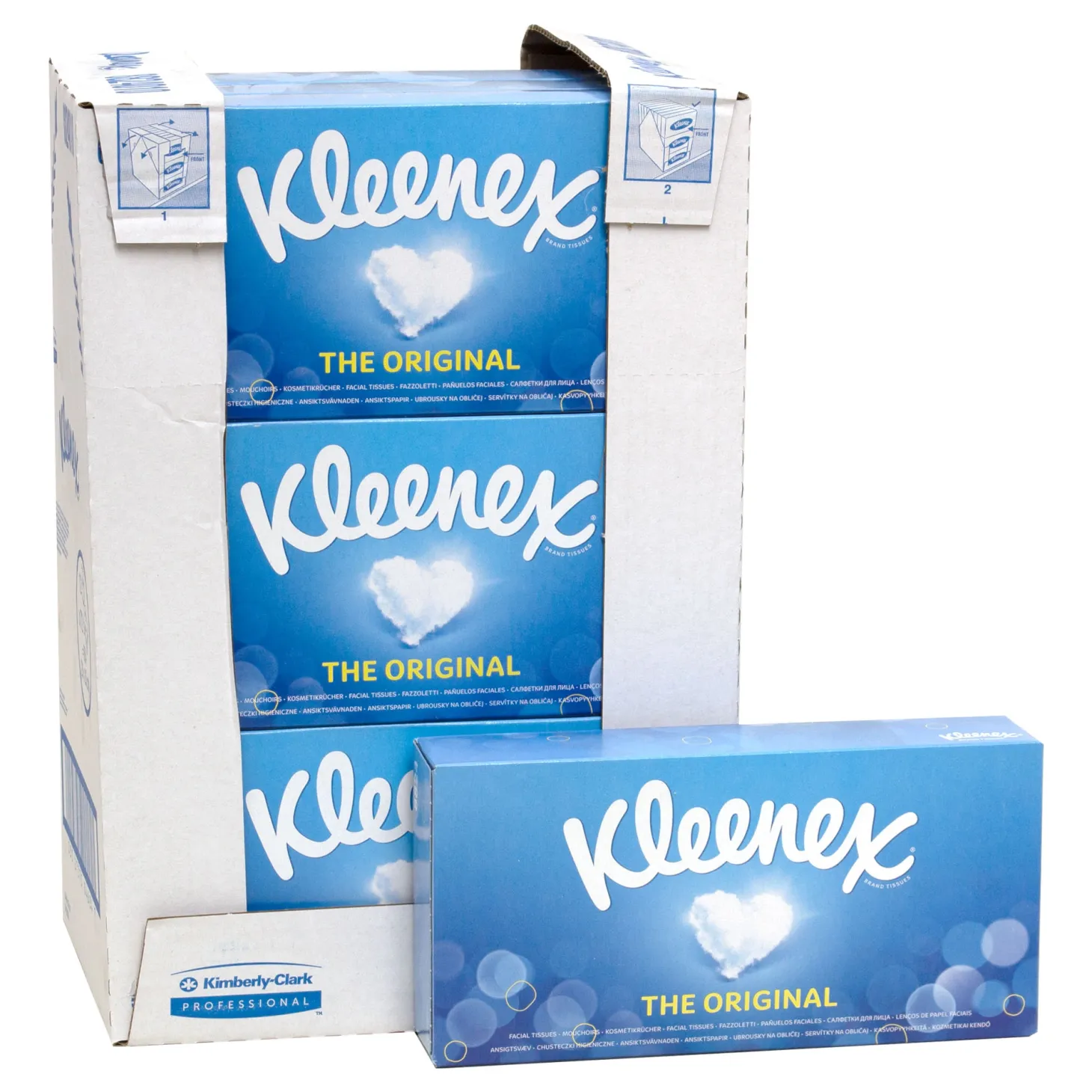 Kleenex 8824 Kosmetiktücher in der Kleenex-Box 3-lagig