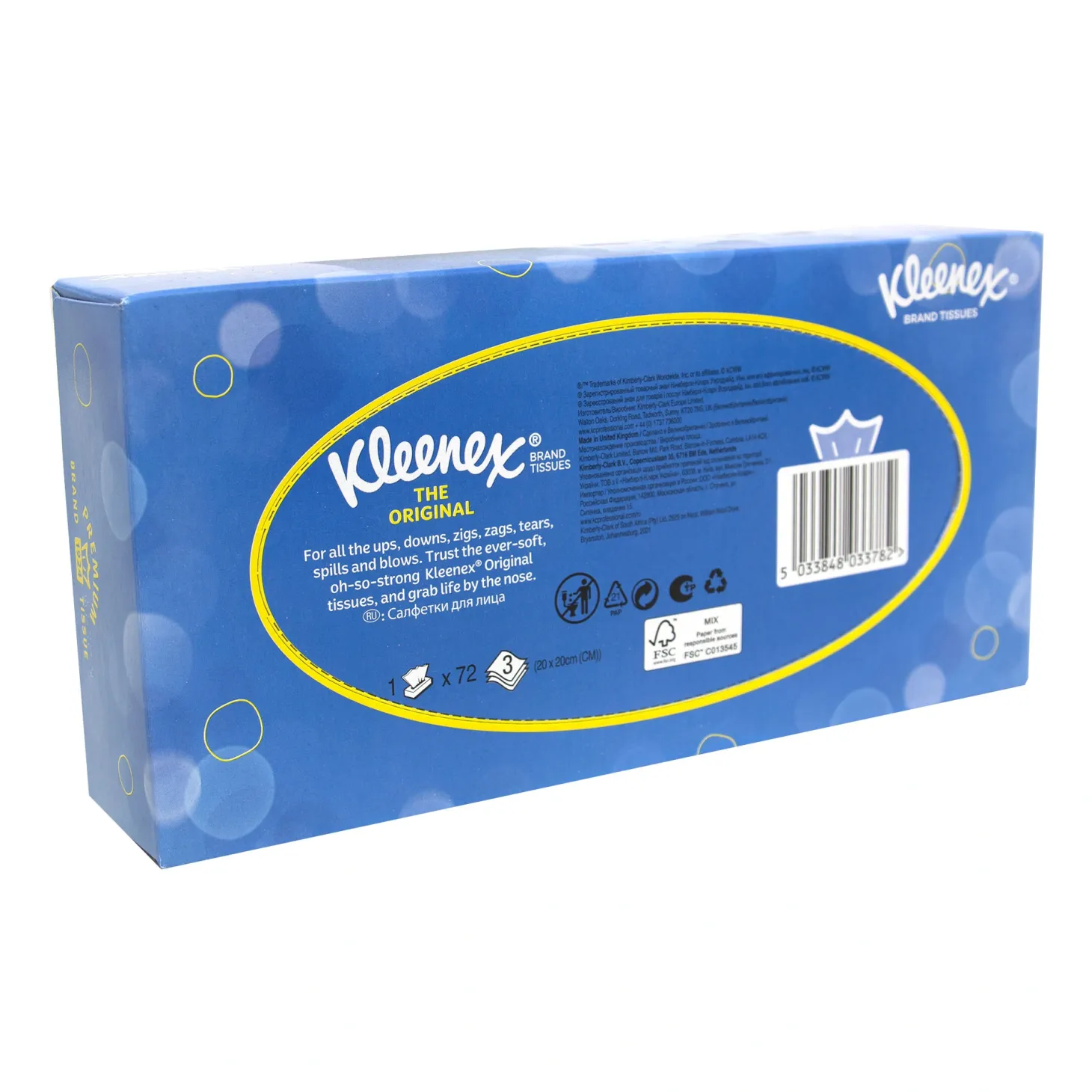 Kleenex 8824 Kosmetiktücher in der Kleenex-Box 3-lagig