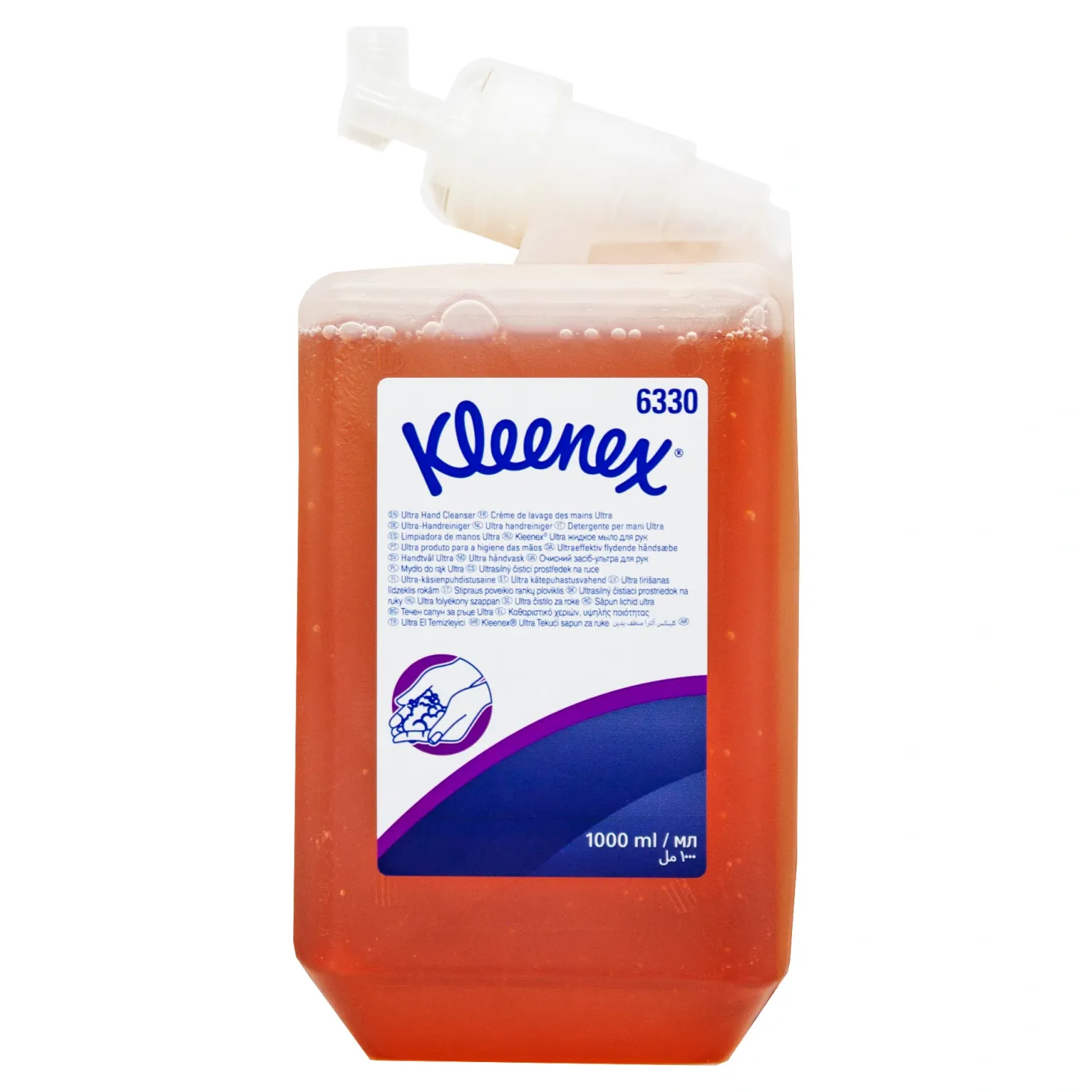 Kleenex Ultra 6330 Handreiniger Waschlotion Bernsteinfarben 6 x 1000 ml