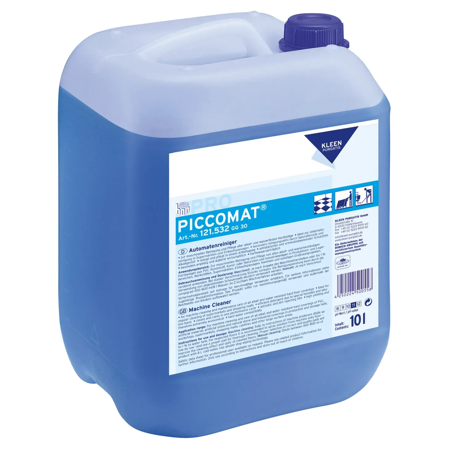 Kleen Purgatis Piccomat Industrie- und Automatenreiniger