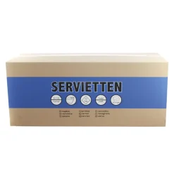 Lina Lunchserviette 1/4-Falz, 33 x 33 cm, 1-lg, hochweiß