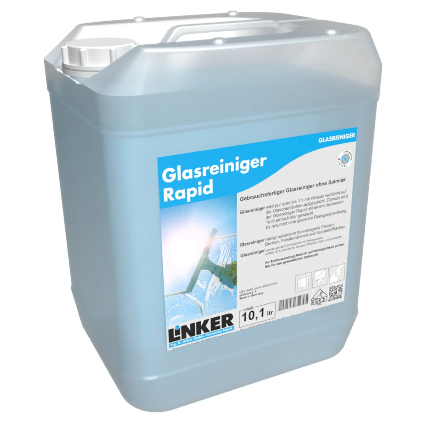 Linker Rapid Glas- und Kunststoffreiniger