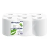 Lucart Eco 450 Industrielle Mehrzwecktücher Putzrollen Midi Innenabrollung, 2-lagig, 18,5 cm breit, 450 Tücher