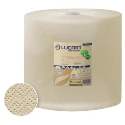 Lucart EcoNatural 3.1000 XL Industrielle Putztuchrolle havanna 3-lagig, 36 cm breit, 1000 Tücher