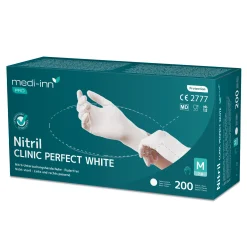 Medi-Inn Einmalhandschuhe Clinic Perfect White Nitril puderfrei, VE 2000 Stück