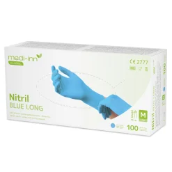 Medi-Inn Einmalhandschuhe Nitril blue long, puderfrei VE 1000 Stück