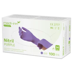 Medi-Inn Einmalhandschuhe Nitril purple, puderfrei VE 1000 Stück