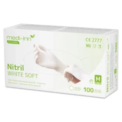 Medi-Inn Einmalhandschuhe Nitril white soft, puderfrei VE 1000 Stück