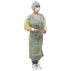 Medi-Inn Einmalschutzkittel mit Trikot-Bündchen, PP, PE-teilbeschichtet, 26 g/m²