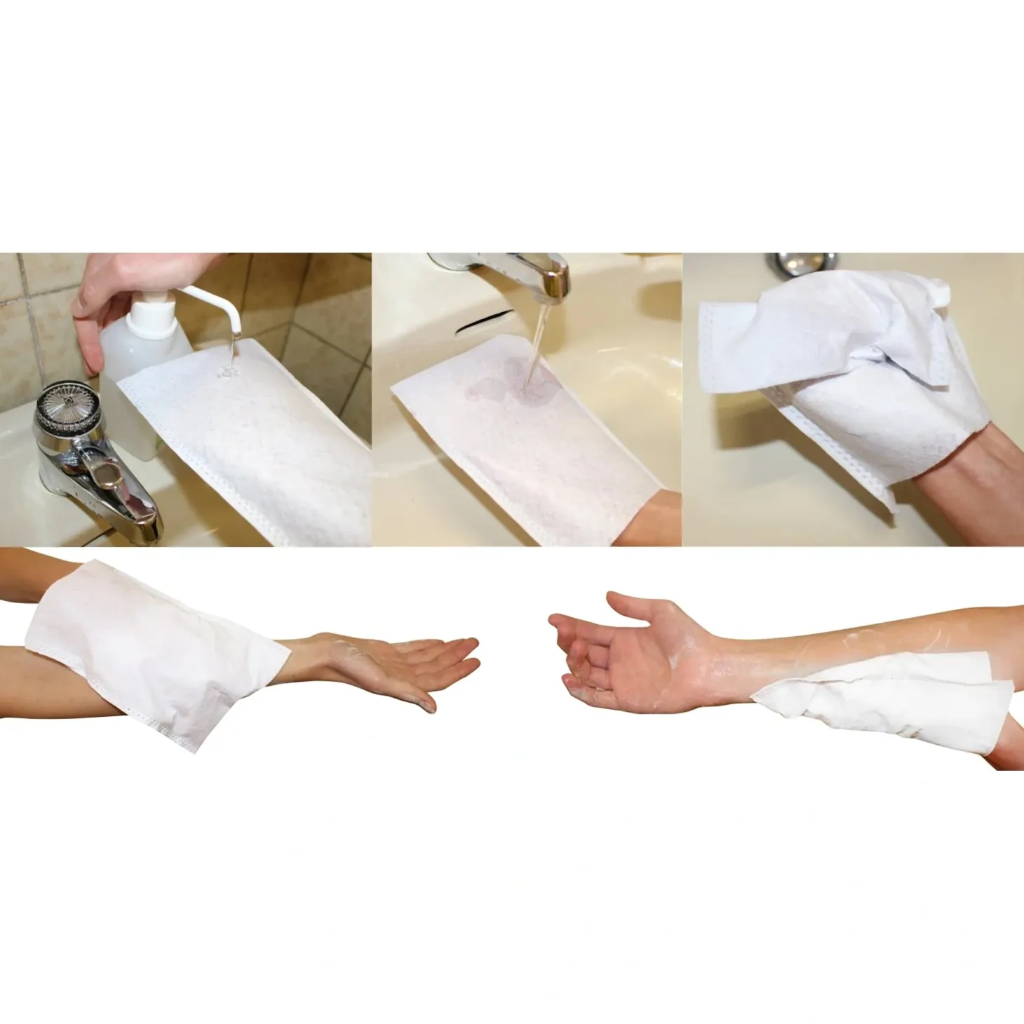 Medi-Inn Einmalwaschhandschuhe Molton