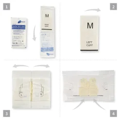 Meditrade Gentle Skin steril Latexhandschuhe weiß puderfrei, VE 200 Paar