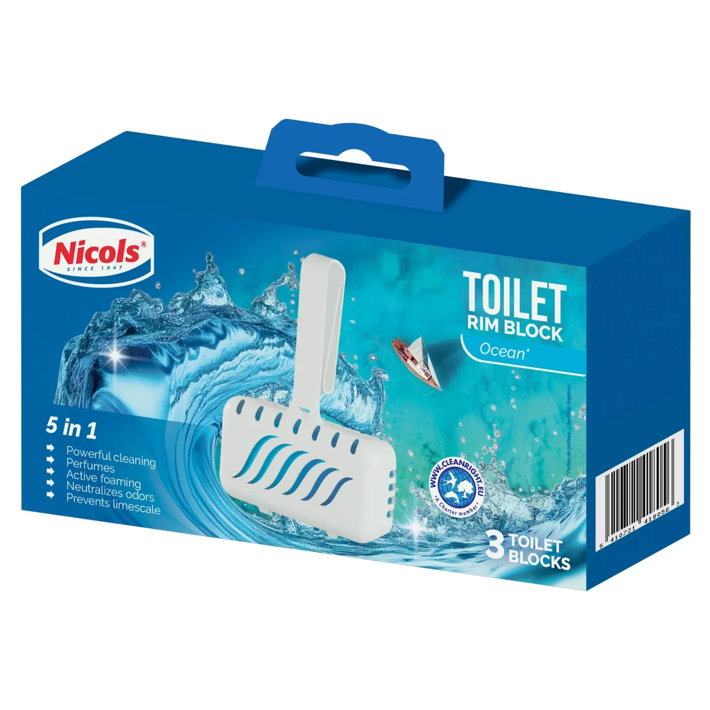 Nicols WC-Duftspüler Ozean, 3er-Pack