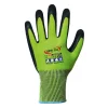 Optiflex Multi Season 0235 Feinstrickhandschuhe mit Latex-Beschichtung grün/schwarz, VE 120 Paar