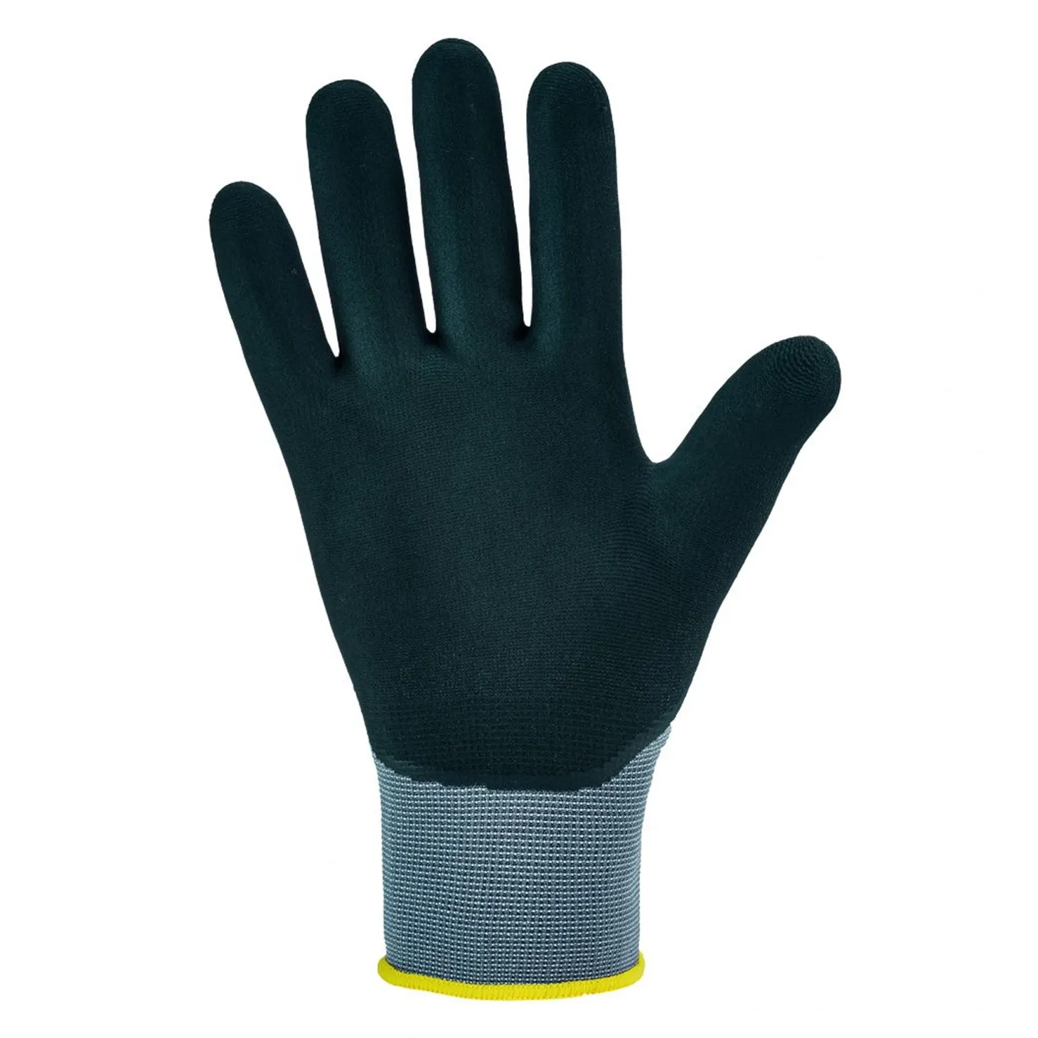 Optiflex Optimate 0680 Feinstrickhandschuhe mit Nitrilschaum und PU-Beschichtung grau/schwarz, VE 144 Paar