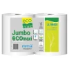 Paperdi EcoGreen Jumbo Eco Maxi Toilettenpapier Großrolle, weiß, 2-lagig, 400 Meter