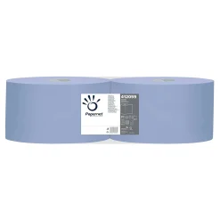Papernet Industrieputztuchrolle blau 3-lagig, 21,5 cm breit, 1000 Tücher