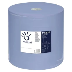 Papernet Industrieputztuchrolle blau 3-lagig, 37,3 cm breit, 1000 Tücher