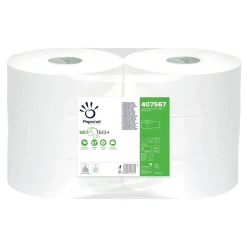 Papernet Toilettenpapier Bio Tech Maxi Jumborolle weiß 2-lagig, 300 Meter