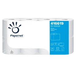 Papernet Toilettenpapier 2-lagig 250 Blatt weiß