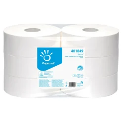 Papernet Toilettenpapier Maxi Jumborolle hochweiß 2-lagig, 360 Meter