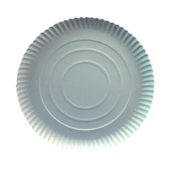 PAPSTAR ABC Pak Teller, Pappe [ff] rund Ø 24 cm, 2 cm weiß