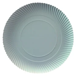 PAPSTAR ABC Pak Teller, Pappe [ff] rund Ø 32 cm, 2 cm weiß