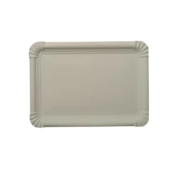 PAPSTAR ABC Pak Teller, Pappe [ff] eckig 16,5 cm x 23 cm weiß