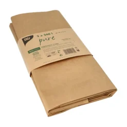 PAPSTAR Abfallsäcke aus Papier "pure" 240 l 115 cm x 80 cm x 30 cm braun , 2-lagig