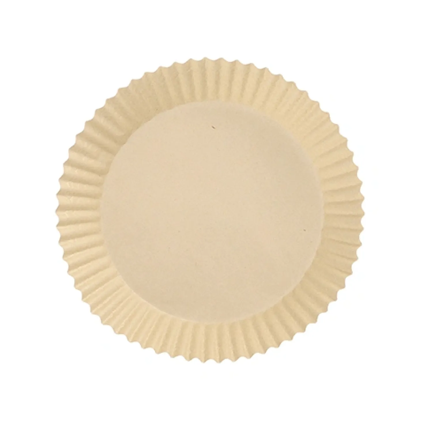PAPSTAR Backpapiere Ø 16 cm, 4,5 cm braun für Heißluftfritteusen