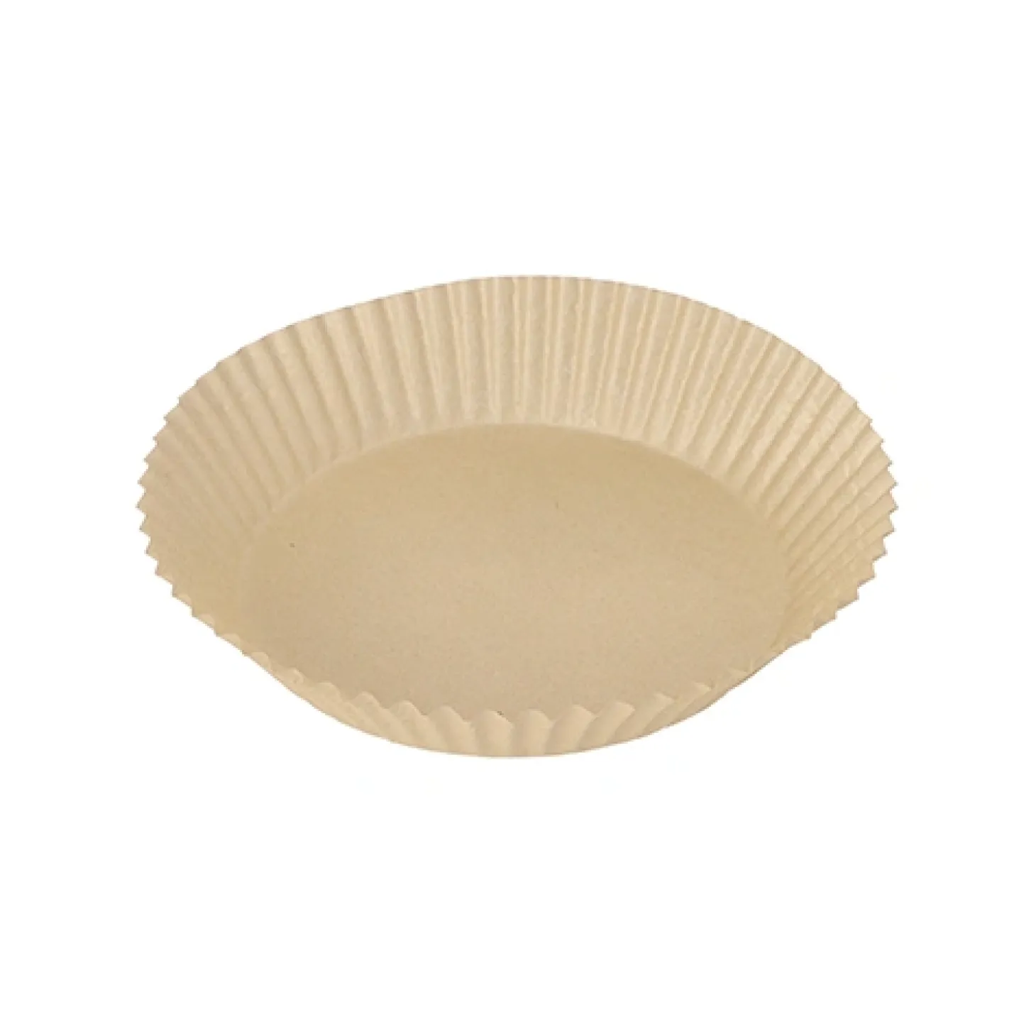PAPSTAR Backpapiere Ø 16 cm, 4,5 cm braun für Heißluftfritteusen