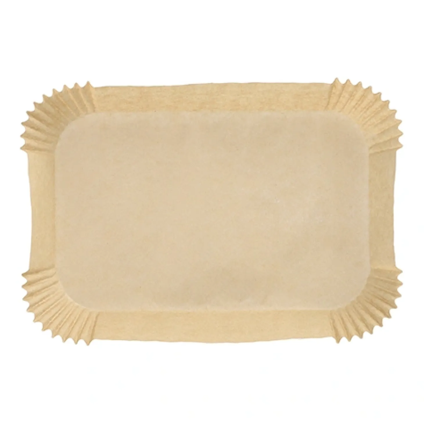 PAPSTAR Backpapiere 22 cm x 14 cm x 4,5 cm braun für Heißluftfritteusen