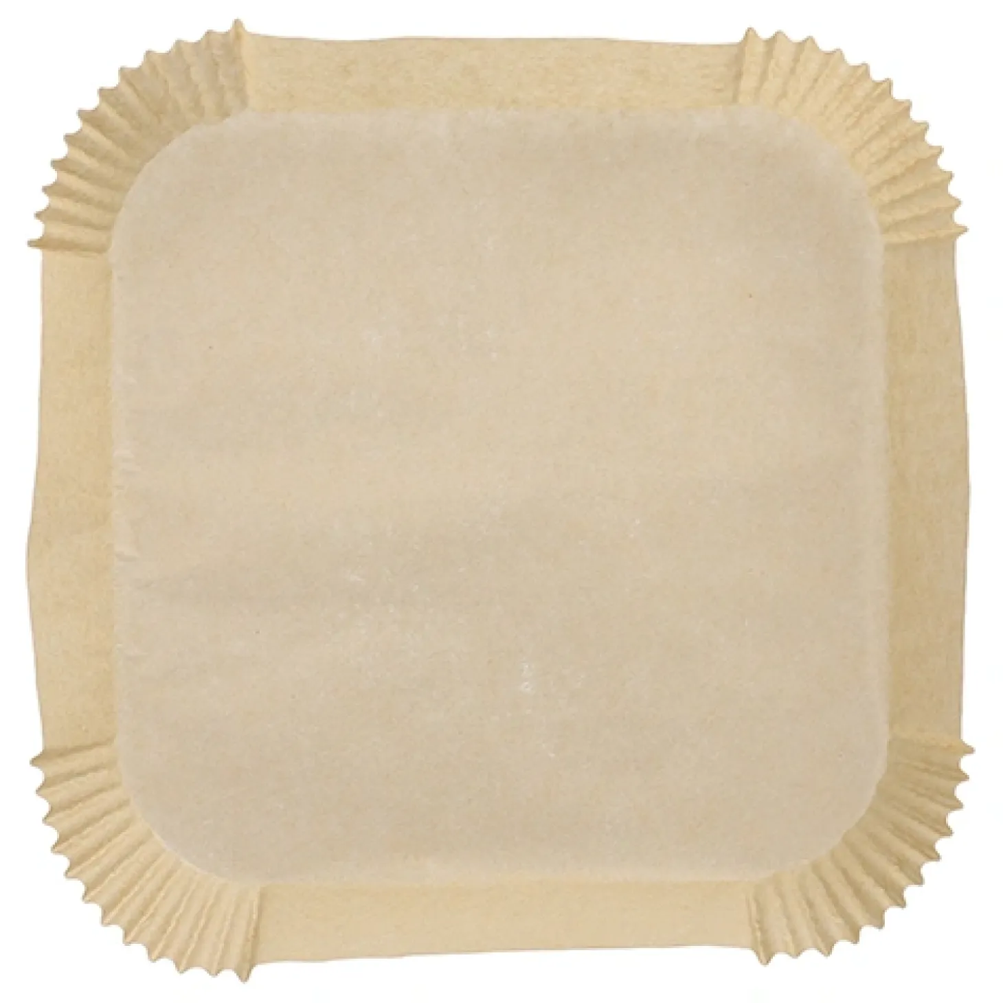 PAPSTAR Backpapiere 23 cm x 23 cm x 4,5 cm braun für Heißluftfritteusen