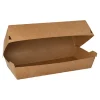 PAPSTAR Baguetteboxen, Pappe "pure" 7,5 cm x 10,7 cm x 22 cm braun "100% Fair" groß