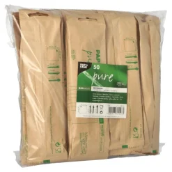 PAPSTAR Bestecksets, Holz "pure" : Messer, Gabel, Löffel, Serviette in Papierbeutel