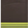PAPSTAR Bestecktaschen 20 cm x 8,5 cm schwarz/limone "Stripes" inkl. farbiger Serviette 33 x 33 cm 2-lag.