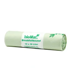 PAPSTAR "bioMat" Kompostbeutel auf Stärkebasis 30 l 60 cm x 53 cm ohne Tragegriff