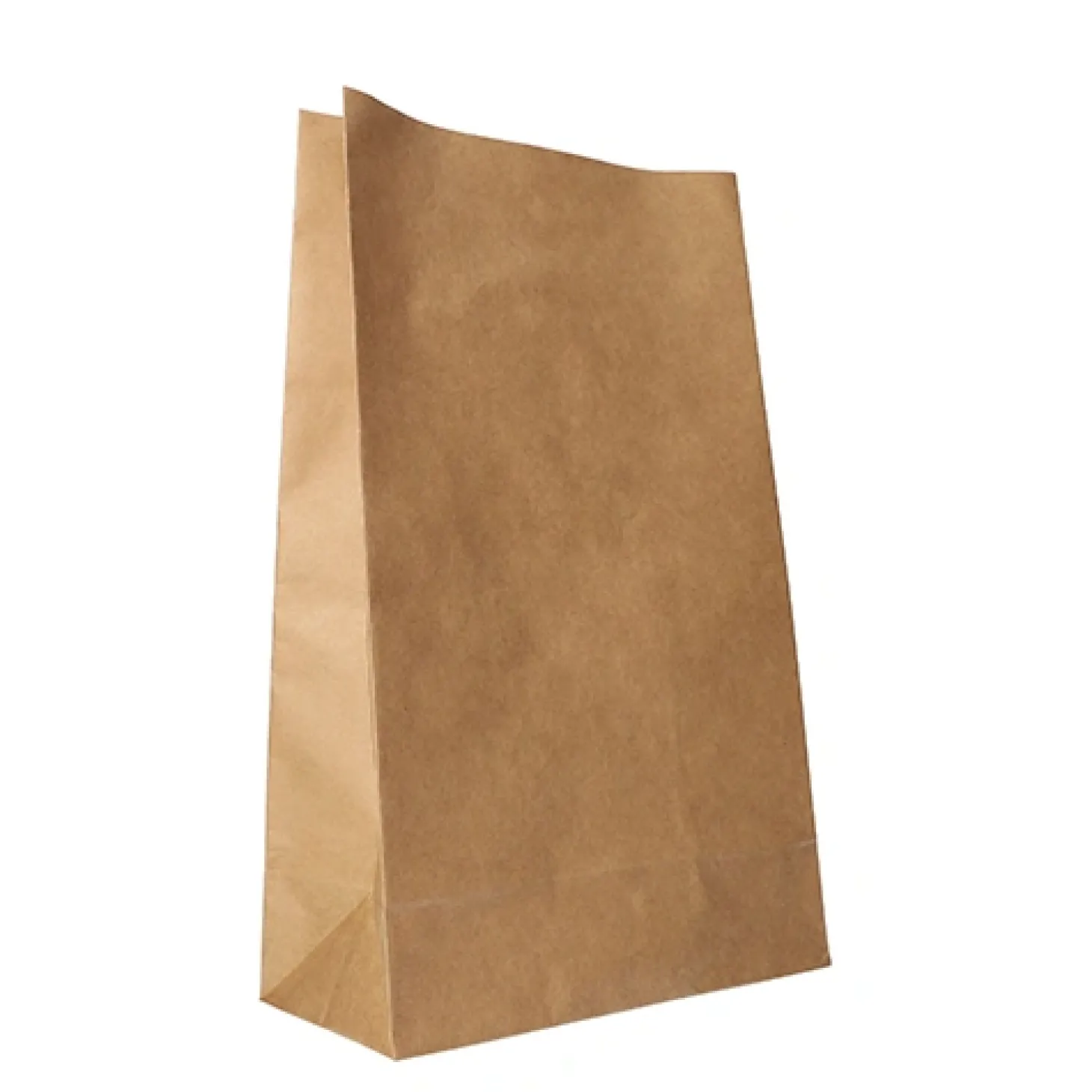 PAPSTAR Blockbodenbeutel, Kraftpapier 36 cm x 22 cm x 11 cm braun