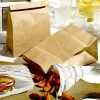 PAPSTAR Blockbodenbeutel, Kraftpapier 40 cm x 32 cm x 11 cm braun