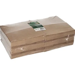 PAPSTAR Blockbodenbeutel, Kraftpapier 22 cm x 18,5 cm x 9,7 cm braun