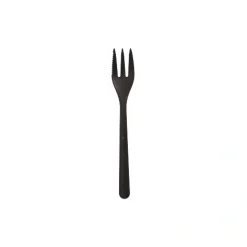 PAPSTAR "Circulware by Haval" Mehrweg-Snackgabeln PP-MF 13 cm schwarz extra stabil