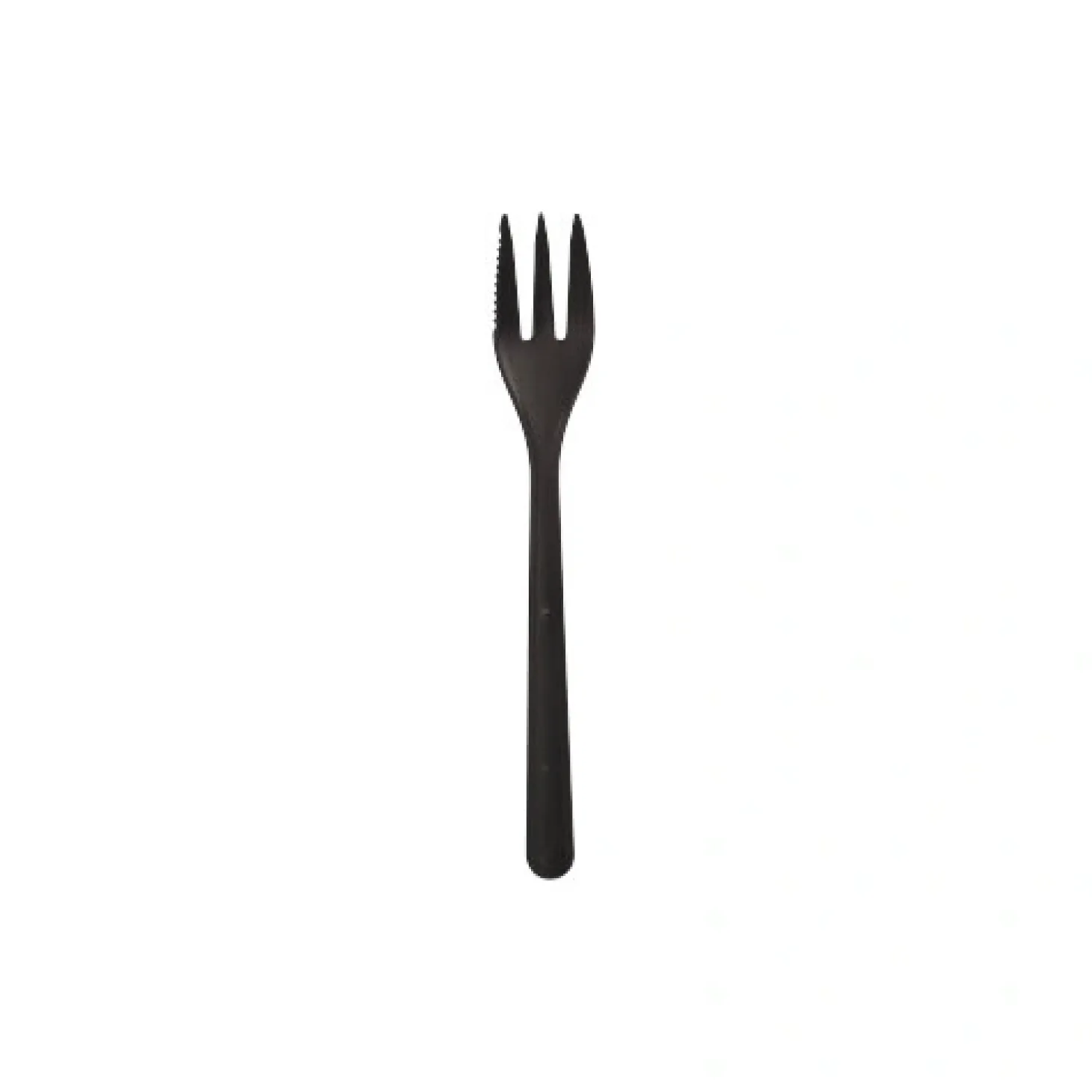 PAPSTAR "Circulware by Haval" Mehrweg-Snackgabeln PP-MF 13 cm schwarz extra stabil