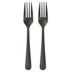 PAPSTAR "Circulware by Haval" Mehrweg-Gabeln PP-MF 19 cm schwarz "Gaia" extra stabil
