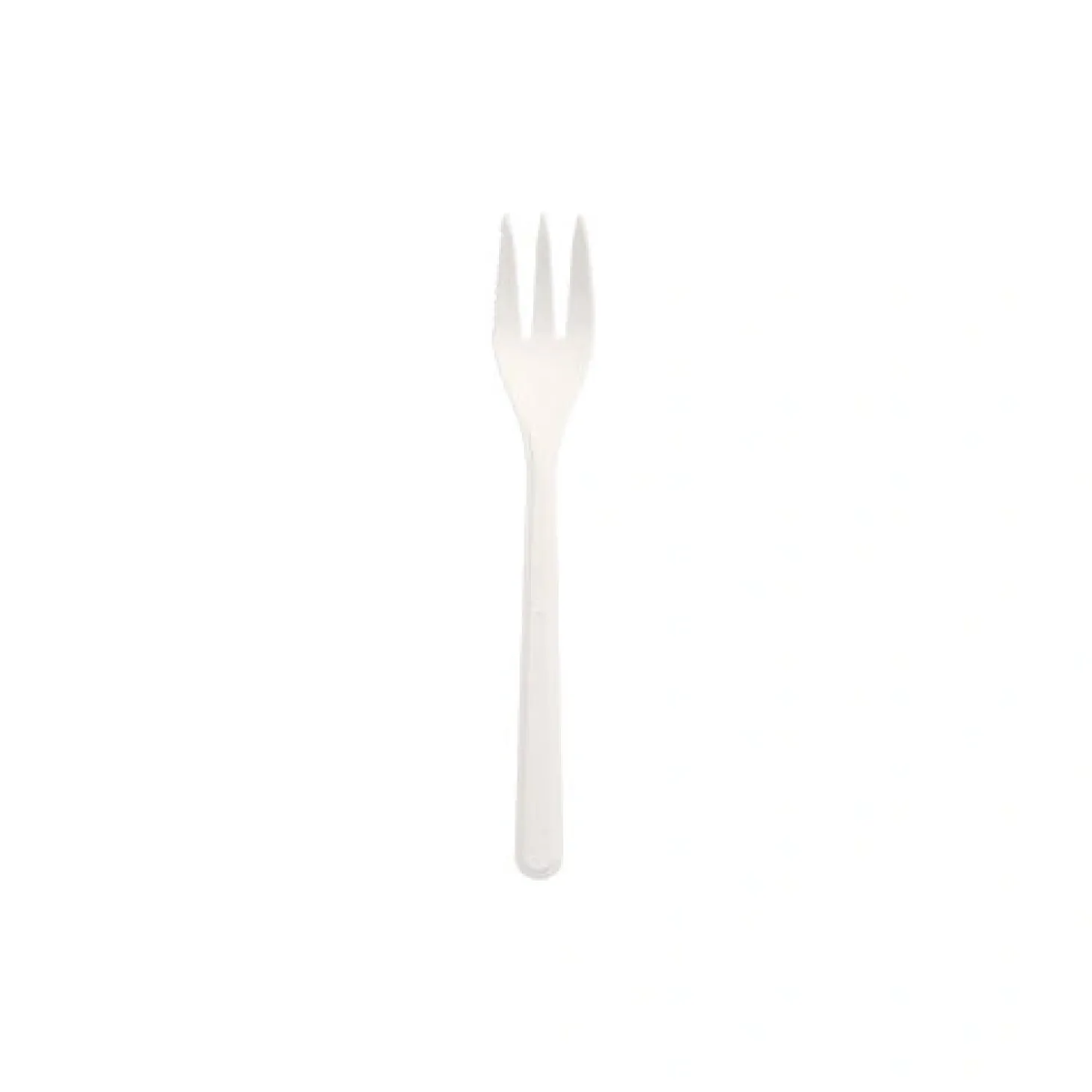 PAPSTAR "Circulware by Haval" Mehrweg-Snackgabeln PP-MF 13 cm weiß extra stabil
