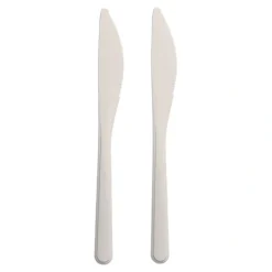 PAPSTAR "Circulware by Haval" Mehrweg-Messer PP-MF 18,5 cm weiß extra stabil