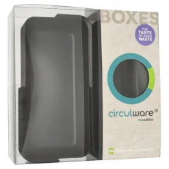 PAPSTAR "Circulware by Haval" Mehrweg-Schalen Mix & Match eckig 4,7 cm x 11,7 cm x 23,4 cm schwarz
