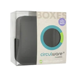PAPSTAR "Circulware by Haval" Mehrweg-Schalen Mix & Match eckig 4,7 cm x 15,6 cm x 15,6 cm schwarz