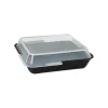 PAPSTAR "Circulware by Haval" Mehrweg-Schalen Mix & Match eckig 3 cm x 15,6 cm x 11,7 cm schwarz