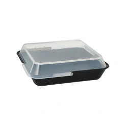 PAPSTAR "Circulware by Haval" Mehrweg-Schalen Mix & Match eckig 3 cm x 15,6 cm x 11,7 cm schwarz