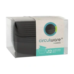 PAPSTAR "Circulware by Haval" Mehrweg-Schalen Mix & Match rund 800 ml Ø 18,3 cm, 4,7 cm schwarz